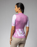 ALÉ Cycling short sleeve jersey - PALM PR-E - pink/white