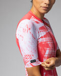 ALÉ Cycling short sleeve jersey - PALM PR-E - red/white