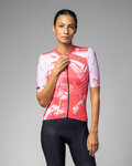 ALÉ Cycling short sleeve jersey - PALM PR-E - red/white