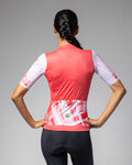 ALÉ Cycling short sleeve jersey - PALM PR-E - red/white
