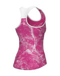 ALÉ Cycling sleeveless jersey - MARBLE PRAGMA - pink/white
