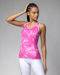 ALÉ Cycling sleeveless jersey - MARBLE PRAGMA - pink/white