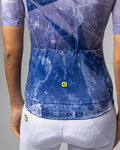 ALÉ Cycling short sleeve jersey - QUARTZ PR-E - white/blue