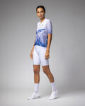 ALÉ Cycling short sleeve jersey - QUARTZ PR-E - white/blue