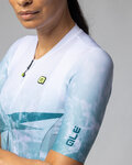 ALÉ Cycling short sleeve jersey - QUARTZ PR-E - white/green