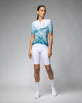 ALÉ Cycling short sleeve jersey - QUARTZ PR-E - white/green