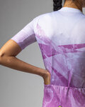 ALÉ Cycling short sleeve jersey - QUARTZ PR-E - white/purple