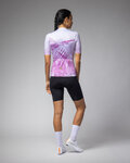 ALÉ Cycling short sleeve jersey - QUARTZ PR-E - white/purple