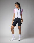 ALÉ Cycling short sleeve jersey - FOLLOW ME PR-E - white/pink