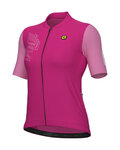 ALÉ Cycling short sleeve jersey - FOLLOW ME PR-E - pink