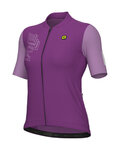 ALÉ Cycling short sleeve jersey - FOLLOW ME PR-E - cyclamen