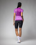 ALÉ Cycling short sleeve jersey - FOLLOW ME PR-E - cyclamen