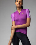 ALÉ Cycling short sleeve jersey - FOLLOW ME PR-E - cyclamen