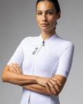 ALÉ Cycling short sleeve jersey - COLOR BLOCK PRAGMA - white