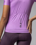 ALÉ Cycling short sleeve jersey - COLOR BLOCK PRAGMA - purple