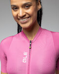 ALÉ Cycling short sleeve jersey - PRAGMA COLOR BLOCK - pink