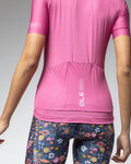 ALÉ Cycling short sleeve jersey - PRAGMA COLOR BLOCK - pink
