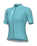 ALÉ Cycling short sleeve jersey - PRAGMA COLOR BLOCK - turquoise