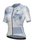 ALÉ Cycling short sleeve jersey - ATMOSFERA PR-E - white/blue
