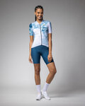 ALÉ Cycling short sleeve jersey - ATMOSFERA PR-E - white/blue