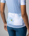 ALÉ Cycling short sleeve jersey - ATMOSFERA PR-E - white/blue