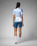 ALÉ Cycling short sleeve jersey - ATMOSFERA PR-E - white/blue
