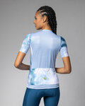 ALÉ Cycling short sleeve jersey - ATMOSFERA PR-E - white/blue