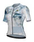 ALÉ Cycling short sleeve jersey - ATMOSFERA PR-E - white/purple