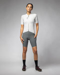 ALÉ Cycling short sleeve jersey - COLOR BLOCK OFF ROAD PRAGMA - ivory
