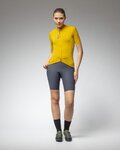 ALÉ Cycling short sleeve jersey - PRAGMA COLOR BLOCK OFF ROAD - yellow