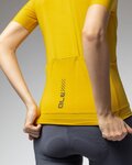 ALÉ Cycling short sleeve jersey - PRAGMA COLOR BLOCK OFF ROAD - yellow