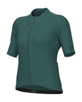 ALÉ Cycling short sleeve jersey - PRAGMA COLOR BLOCK OFF ROAD - green