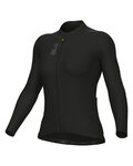 ALÉ Cycling summer long sleeve jersey - COLOR BLOCK PRAGMA - black