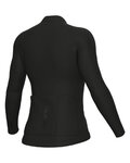 ALÉ Cycling summer long sleeve jersey - COLOR BLOCK PRAGMA - black
