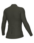 ALÉ Cycling summer long sleeve jersey - COLOR BLOCK PRAGMA - grey