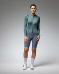 ALÉ Cycling summer long sleeve jersey - PRAGMA COLOR BLOCK - green