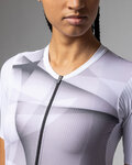 ALÉ Cycling short sleeve jersey - SPRINTER R-EV1 - white/purple/grey