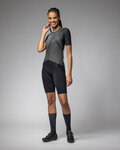 ALÉ Cycling short sleeve jersey - SPRINTER R-EV1 - grey/black