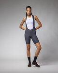 ALÉ Cycling bib shorts - GRAVEL-PRO OFF ROAD - grey
