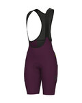 ALÉ Cycling bib shorts - OFF ROAD - GRAVEL GRAVEL-PRO - purple