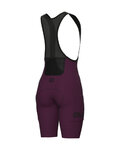 ALÉ Cycling bib shorts - OFF ROAD - GRAVEL GRAVEL-PRO - purple