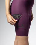 ALÉ Cycling bib shorts - OFF ROAD - GRAVEL GRAVEL-PRO - purple