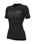 ALÉ Cycling short sleeve t-shirt - FOLLOW MW INTIMO - black