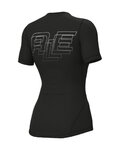 ALÉ Cycling short sleeve t-shirt - FOLLOW MW INTIMO - black