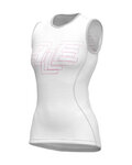 ALÉ Cycling sleeve less t-shirt - FOLLOW MW INTIMO - white