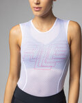 ALÉ Cycling sleeve less t-shirt - FOLLOW MW INTIMO - white