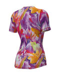 ALÉ Cycling short sleeve t-shirt - LILIUM INTIMO - white/purple/red/orange
