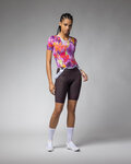 ALÉ Cycling short sleeve t-shirt - LILIUM INTIMO - white/purple/red/orange