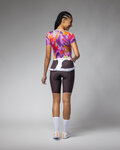 ALÉ Cycling short sleeve t-shirt - LILIUM INTIMO - white/purple/red/orange