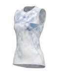 ALÉ Cycling sleeve less t-shirt - ATMOSFERA INTIMO - white/light blue